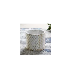 Imeri Zestaw 2 doniczek GRABADY 30 cm 25 cm naturalne