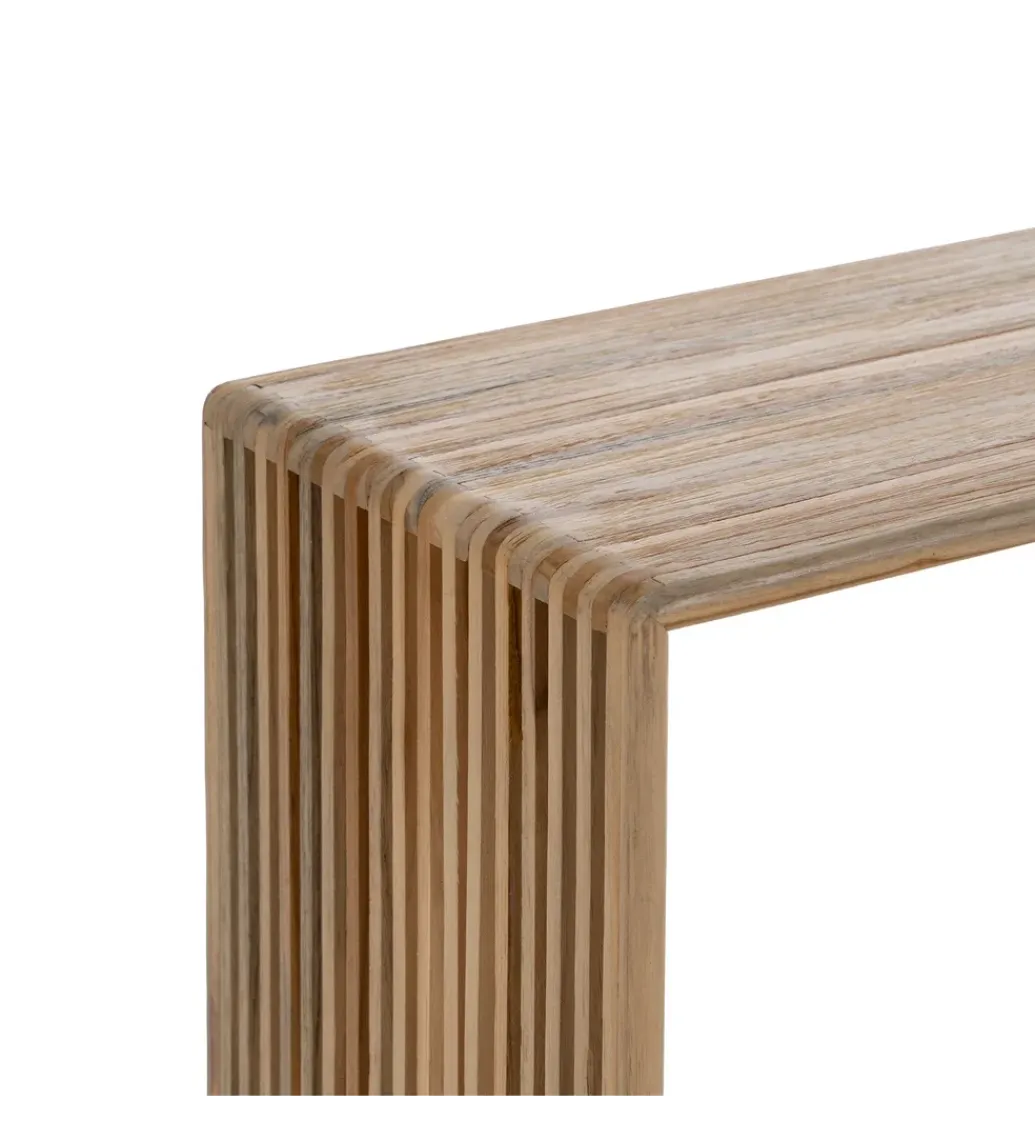Zona-Design Zestaw 2 konsol BELLAMONTE 85 cm 75 cm drewno teak