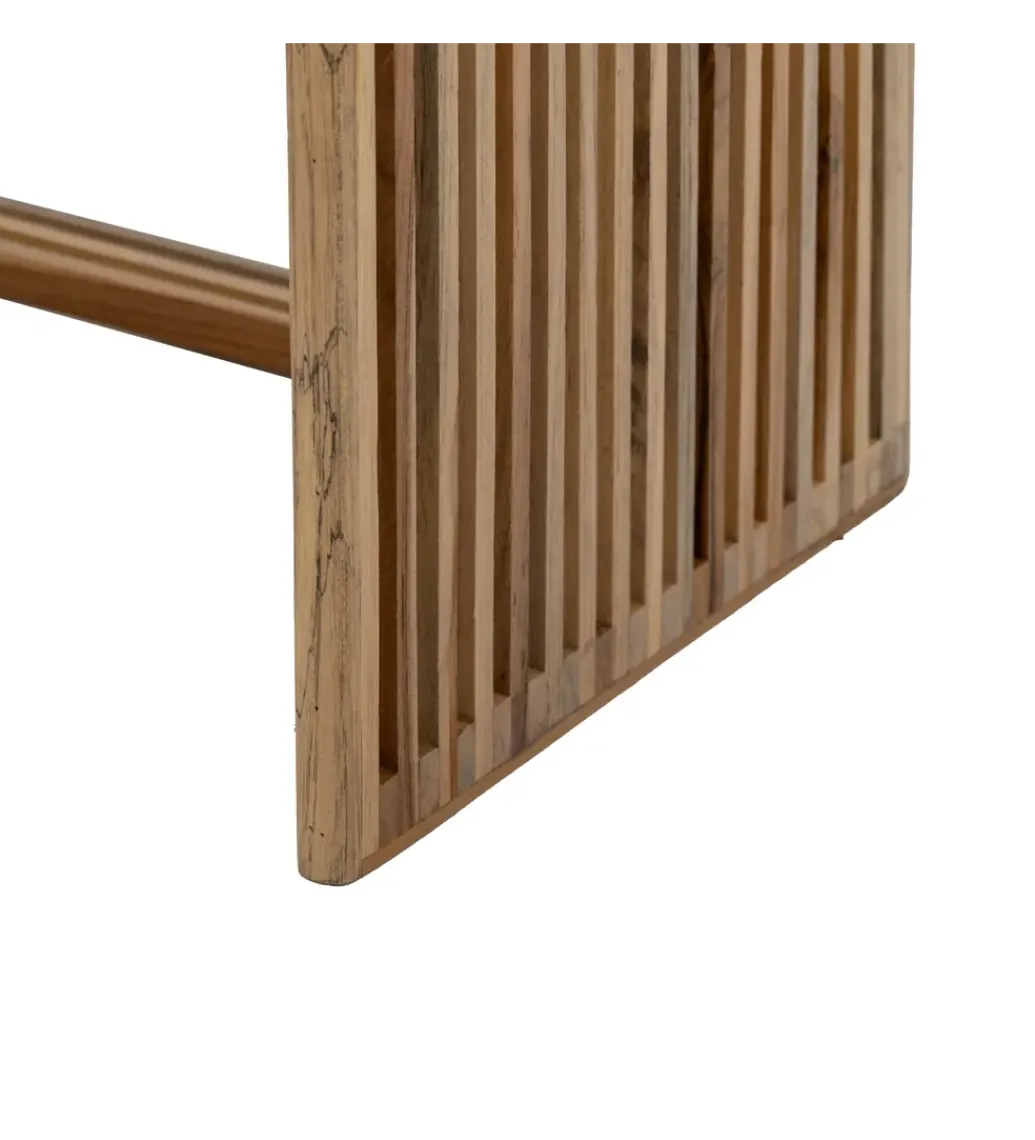 Zona-Design Zestaw 2 konsol BELLAMONTE 85 cm 75 cm drewno teak