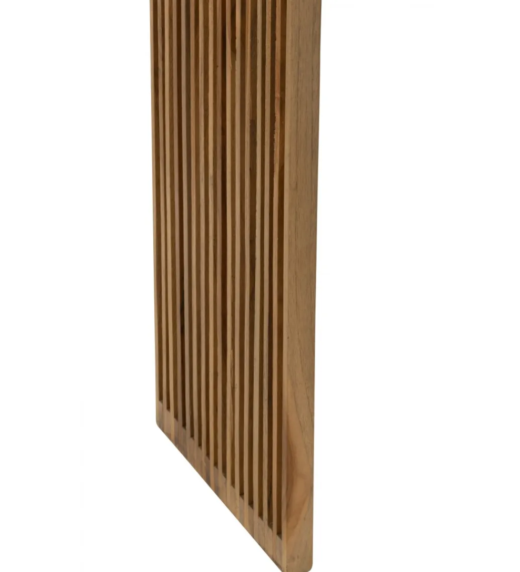 J-Line Zestaw 2 konsol SHELIS 130 cm 118 cm drewno teak