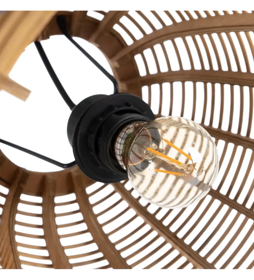 Zona-Design Zestaw 2 lamp wiszących WIESEM 41 i 33 cm naturalne