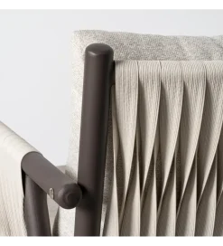 Zona-Design Zestaw mebli ogrodowych KADARMO czarnobiałe