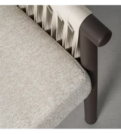Zona-Design Zestaw mebli ogrodowych KADARMO czarnobiałe