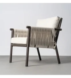 Zona-Design Zestaw mebli ogrodowych KADARMO czarnobiałe