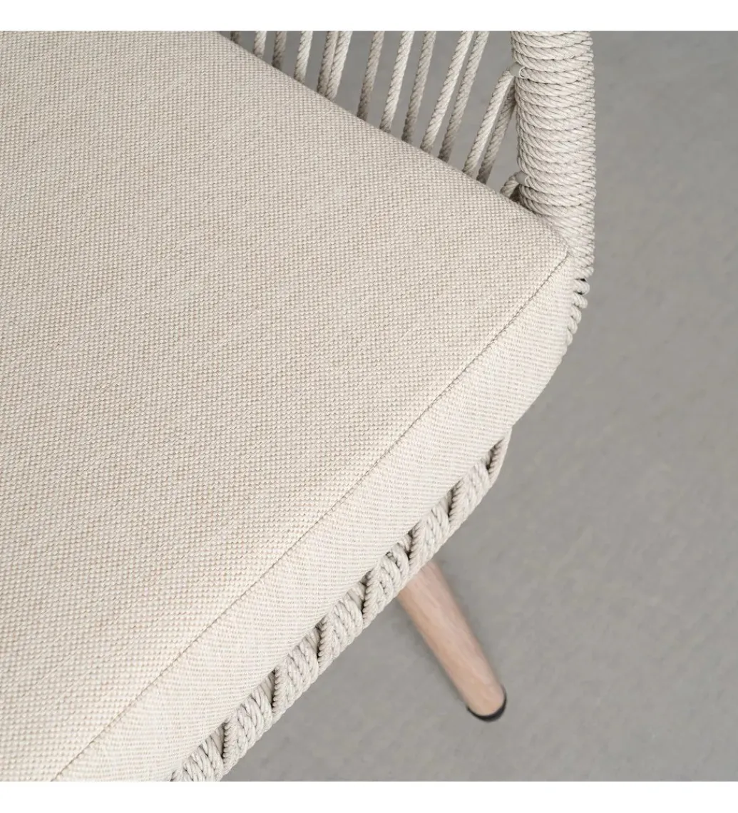 Zona-Design Zestaw ogrodowy DUNA sofa 153 cm dwa fotele 74 cm stolik 66 cm