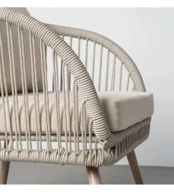 Zona-Design Zestaw ogrodowy DUNA sofa 153 cm dwa fotele 74 cm stolik 66 cm