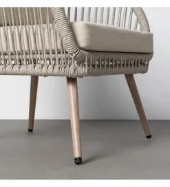 Zona-Design Zestaw ogrodowy DUNA sofa 153 cm dwa fotele 74 cm stolik 66 cm