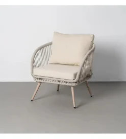 Zona-Design Zestaw ogrodowy DUNA sofa 153 cm dwa fotele 74 cm stolik 66 cm