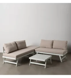 Zona-Design Zestaw ogrodowy KORNIO 3 sofy + stolik