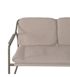 Zona-Design Zestaw ogrodowy OMAMA Szary 2 fotele + sofa + stolik
