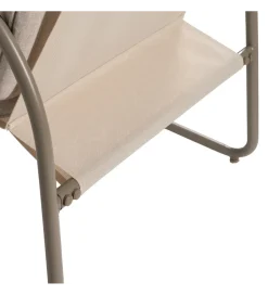 Zona-Design Zestaw ogrodowy OMAMA Szary 2 fotele + sofa + stolik