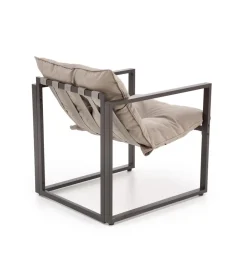 Halmar Zestaw ogrodowy SHARK brązowy - sofa + 2 x fotel + ława