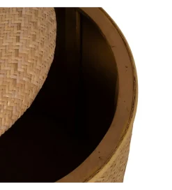Zona-Design Zestaw 2 puf BROGLA z schowkiem 40 cm 35 cm ratan
