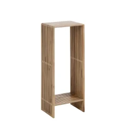 Zona-Design Zestaw 2 regałów BELLAMONTE drewno teak 86 cm 68 cm