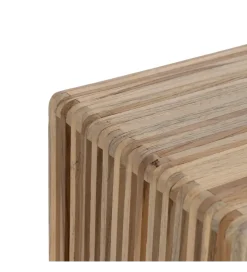 Zona-Design Zestaw 2 regałów BELLAMONTE drewno teak 86 cm 68 cm
