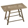 Zona-Design Zestaw stolików BAMBÚ 60 cm 42 cm bambus