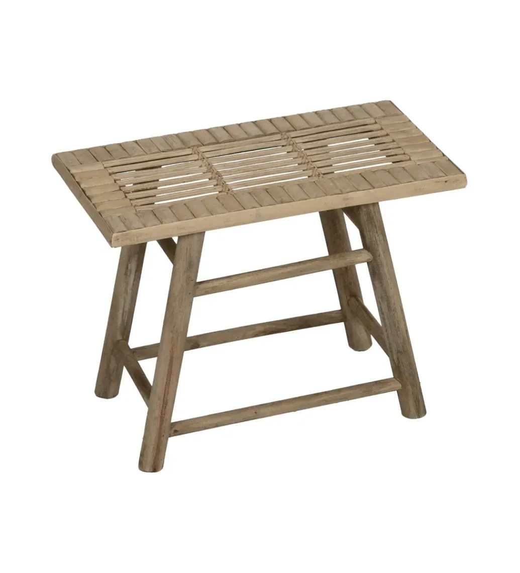Zona-Design Zestaw stolików BAMBÚ 60 cm 42 cm bambus