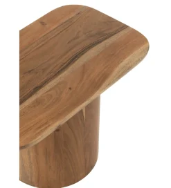 J-Line Zestaw 2 stolików kawowych ACATA 60 cm 80 cm drewno akacja