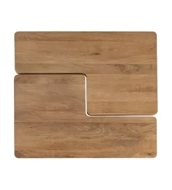 Zona-Design Zestaw 2 stolików kawowych ASANA 120 cm drewno mango