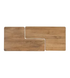 Zona-Design Zestaw 2 stolików kawowych ASANA 120 cm drewno mango
