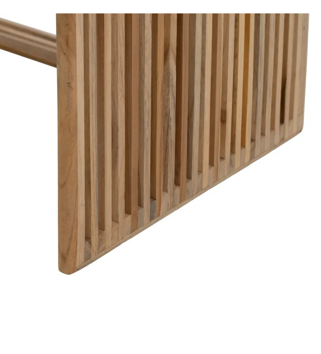 Zona-Design Zestaw 2 stolików kawowych BELLAMONTE 85 cm 75 cm drewno teak
