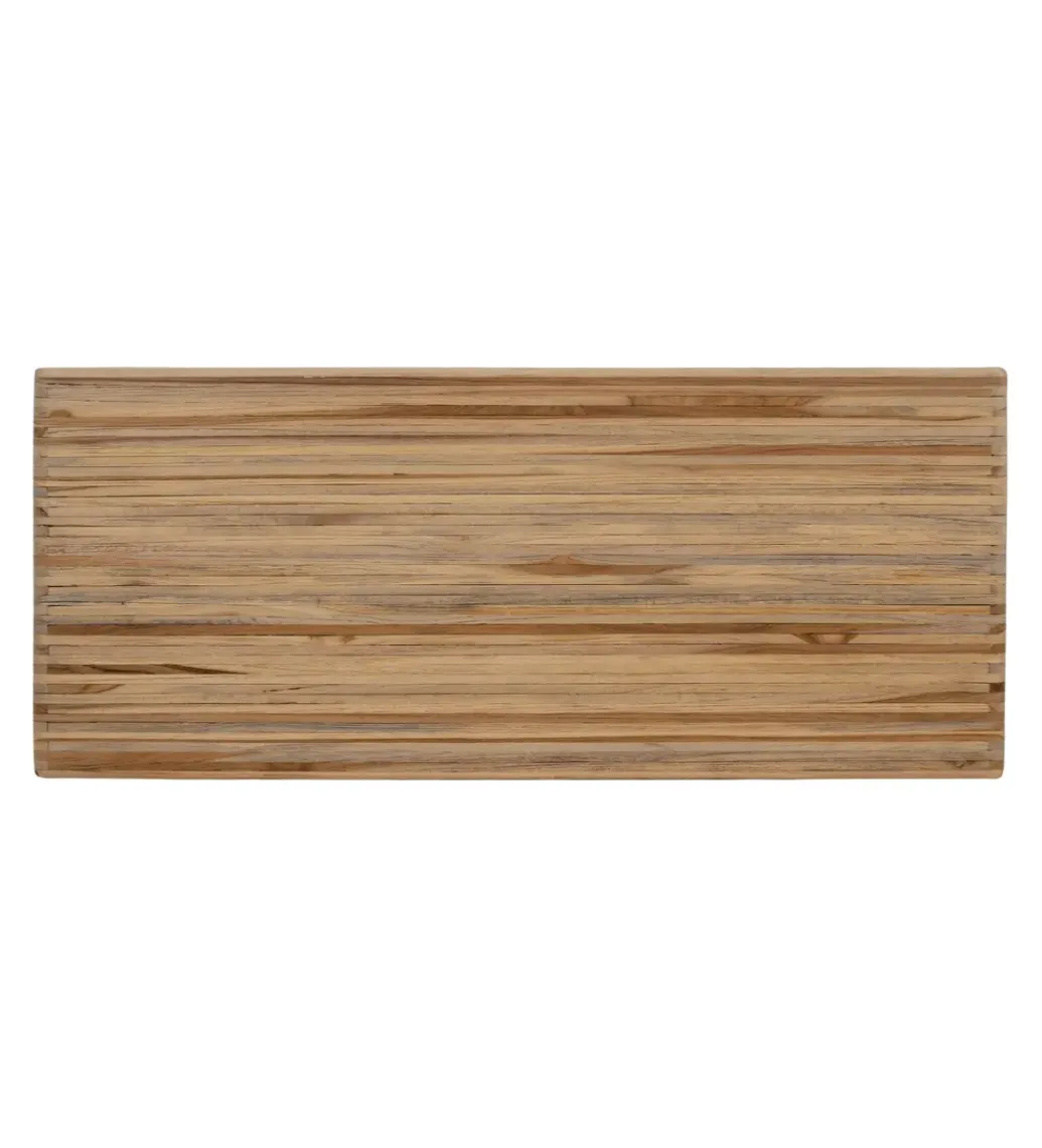 Zona-Design Zestaw 2 stolików kawowych BELLAMONTE 85 cm 75 cm drewno teak