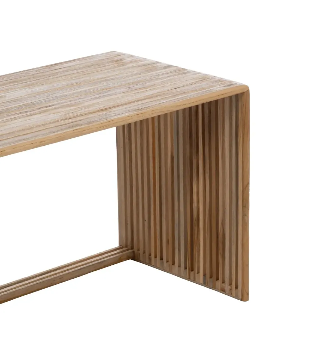 Zona-Design Zestaw 2 stolików kawowych BELLAMONTE 85 cm 75 cm drewno teak
