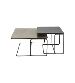 KARE Zestaw 2 stolików kawowych DIEGO 70 cm