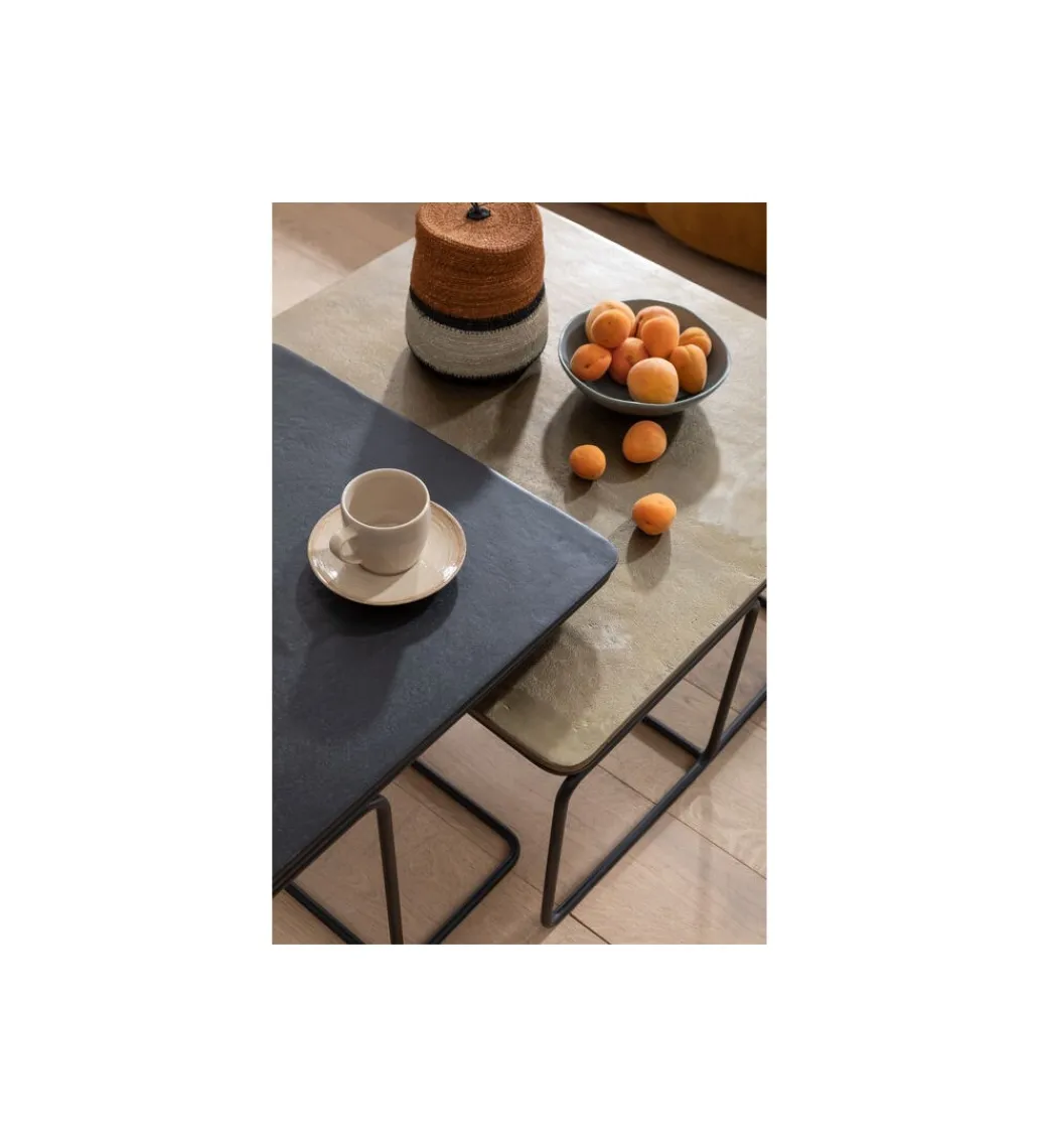 KARE Zestaw 2 stolików kawowych DIEGO 70 cm