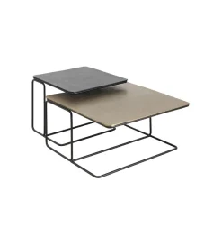 KARE Zestaw 2 stolików kawowych DIEGO 70 cm