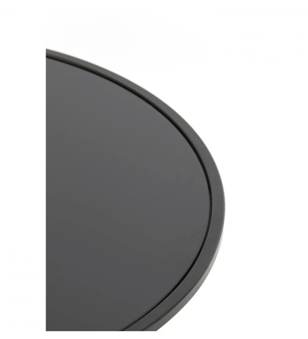 L&L Zestaw 2 stolików kawowych DUARTE 65 cm 75 cm czarne