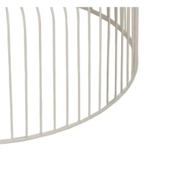 Zona-Design Zestaw 2 stolików kawowych FUKAO 65 cm 53 cm kremowe