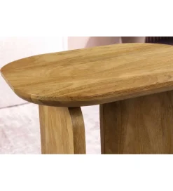 Invicta Interior Zestaw 2 stolików kawowych GATSBY 100 cm 45 cm drewno mango