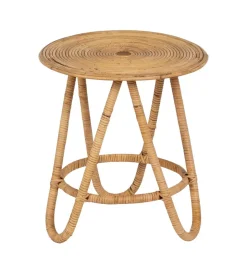 Zona-Design Zestaw 2 stolików kawowych MEGORY 60 cm 39 cm ratan