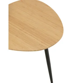 J-Line Zestaw 3 stolików kawowych PALETTE 56 cm 52 cm 47 cm