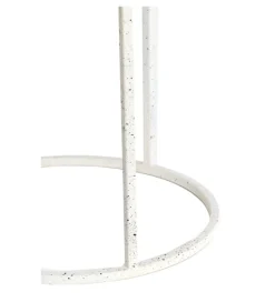 L&L Zestaw 2 stolików kawowych SADAR 50 cm 52 cm białe