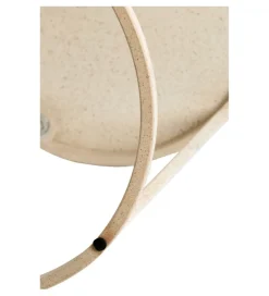 L&L Zestaw 2 stolików kawowych SADAR 65 cm 75 cm piaskowe