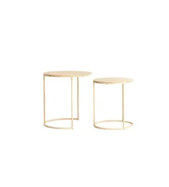 L&L Zestaw 2 stolików kawowych SADAR 50 cm 52 cm