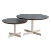 Zona-Design Zestaw 2 stolików kawowych TEKAN 80 cm