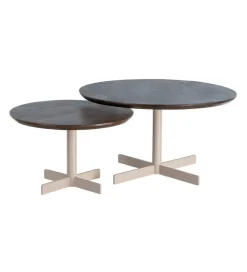 Zona-Design Zestaw 2 stolików kawowych TEKAN 80 cm