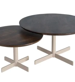 Zona-Design Zestaw 2 stolików kawowych TEKAN 80 cm