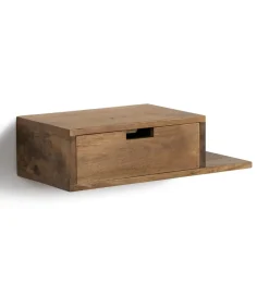 Zona-Design Zestaw 2 Stolików nocnych wiszących NOHENY 55 cm drewno mango