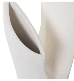 Exclusivas Zestaw 2 wazonów SANDY 42 cm 33 cm ceramika beżowa